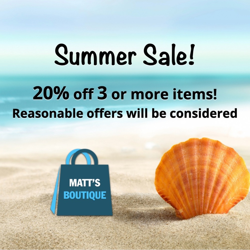 Summer Sale! 20% off 3 or more items!